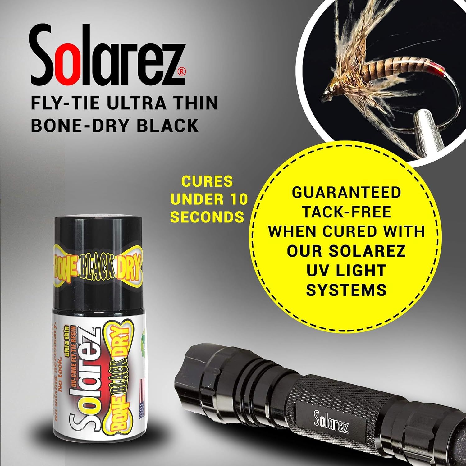 Solarez Ultra Thin Bone-Dry Black 0.5oz - Image 2