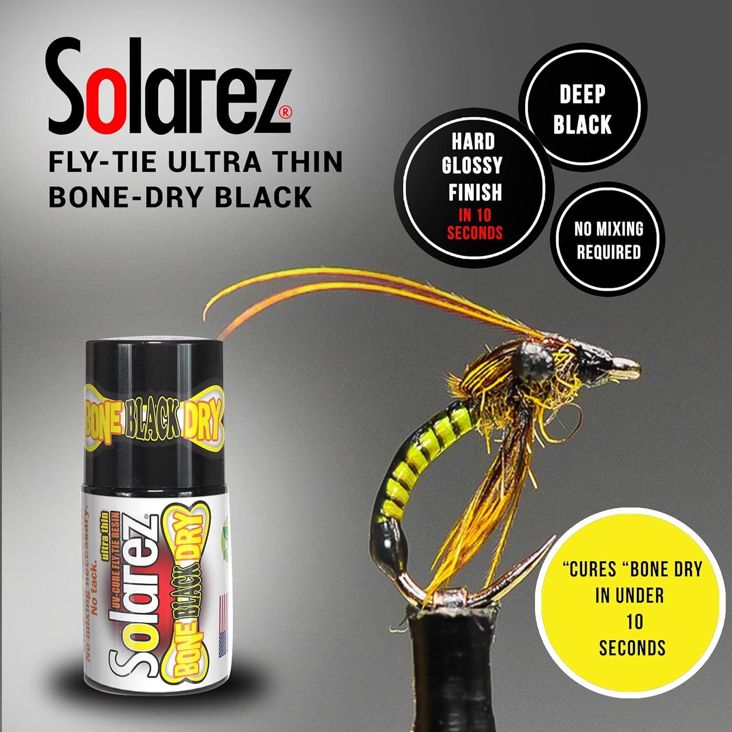 Solarez Ultra Thin Bone-Dry Black 0.5oz - Image 3