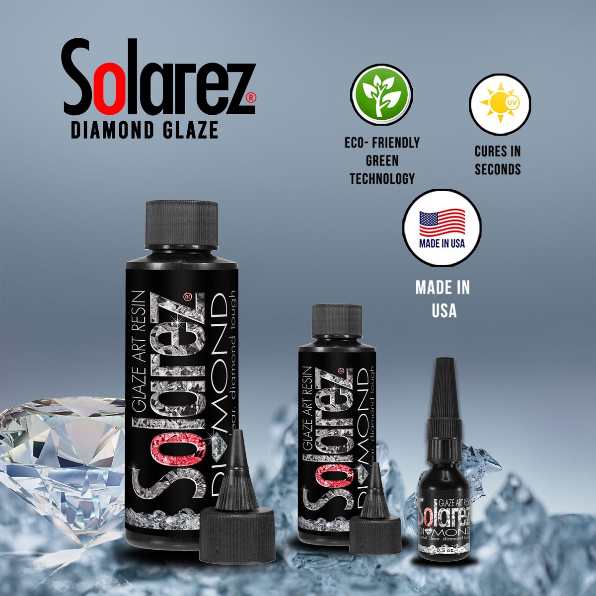 Solarez Diamond Glaze 0.5oz