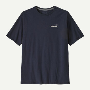 Patagonia Men's Casting Logo Responsibili-Tee® Smoulder Blue