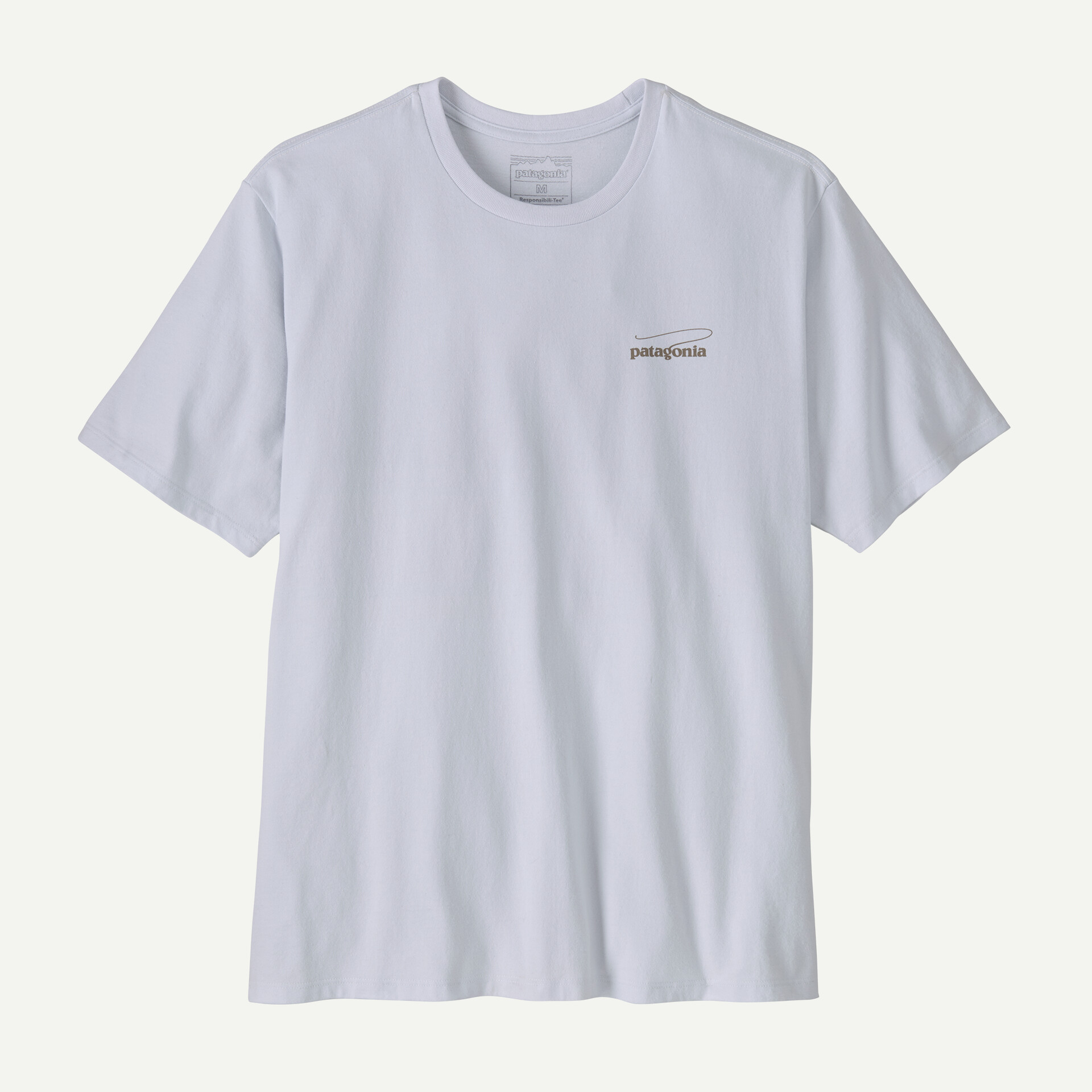 Patagonia Men's Casting Logo Responsibili-Tee® White - Image 2