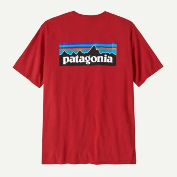 Patagonia Men's P-6 Logo Responsibili-Tee® Aminita Red