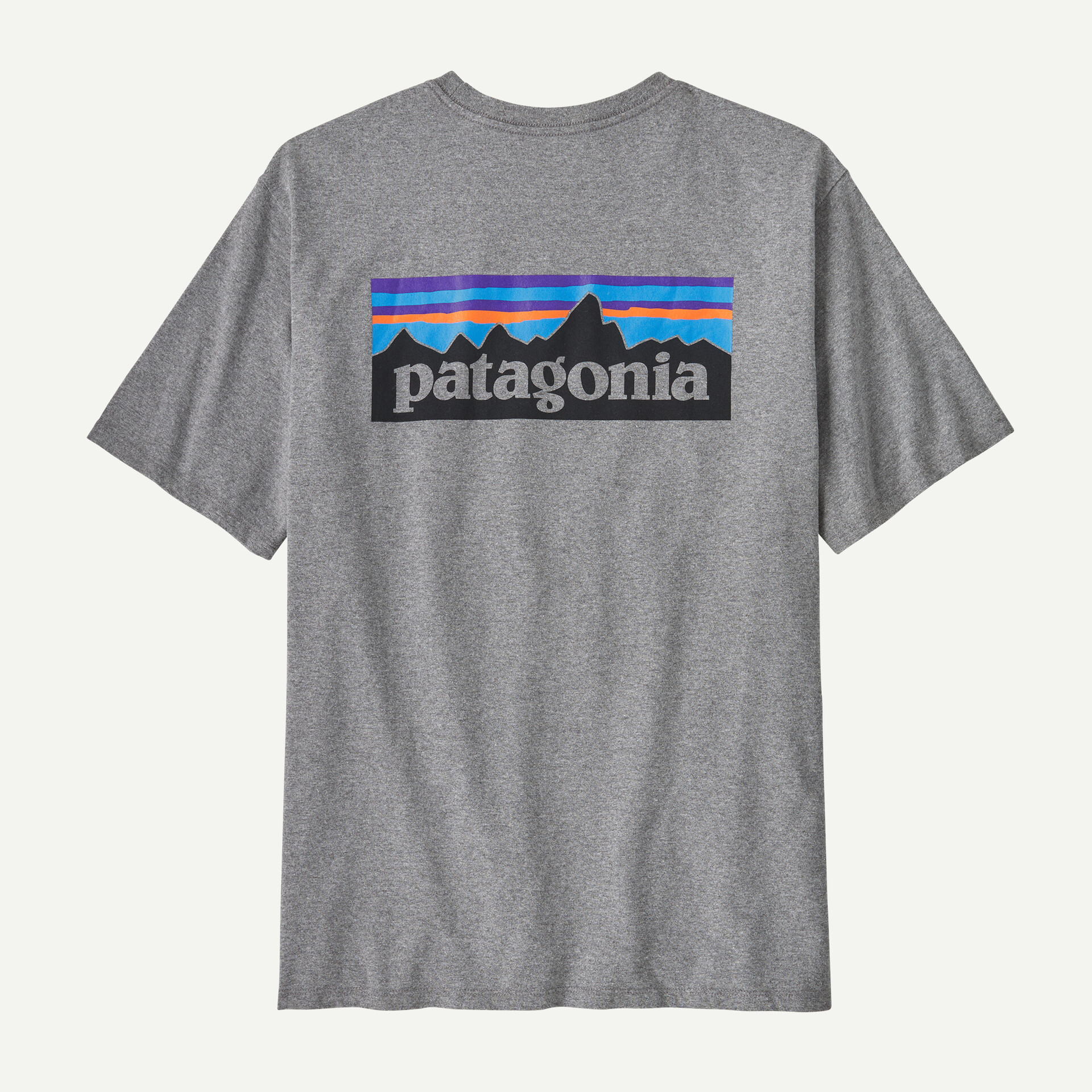 Patagonia Men's P-6 Logo Responsibili-Tee® Gravel Heather